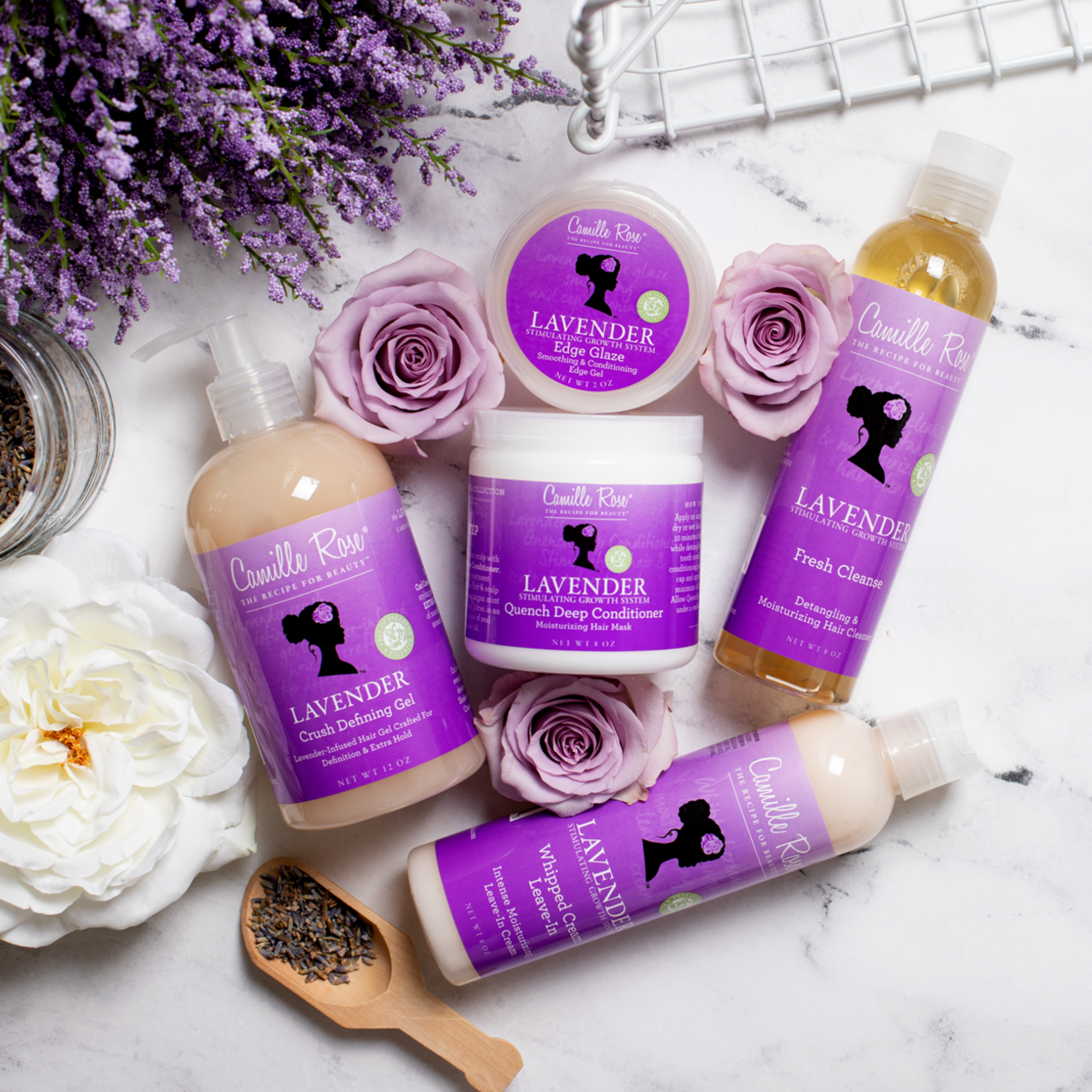 It's National Flower Month - Celebrate With Camille Rose Lavender Coll –  Camille Rose Naturals