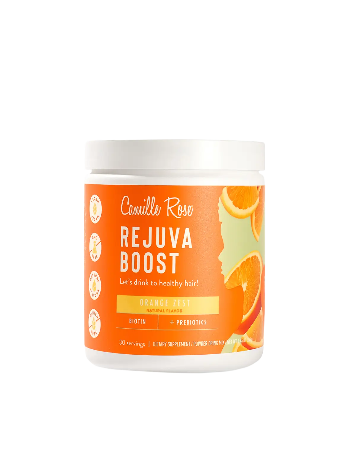 Rejuva Boost Orange Zest | Camille Rose Hair Wellness Drink Mix