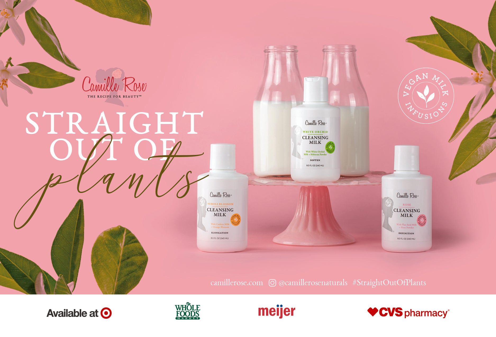 Here’s to Smooth Sailing on Wash Day With Our New Vegan Plant Cleansing Milks