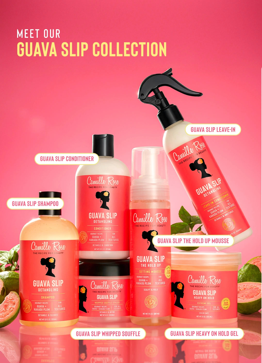 Guava Slip Heavy On Hold Extreme Gel – Camille Rose Naturals