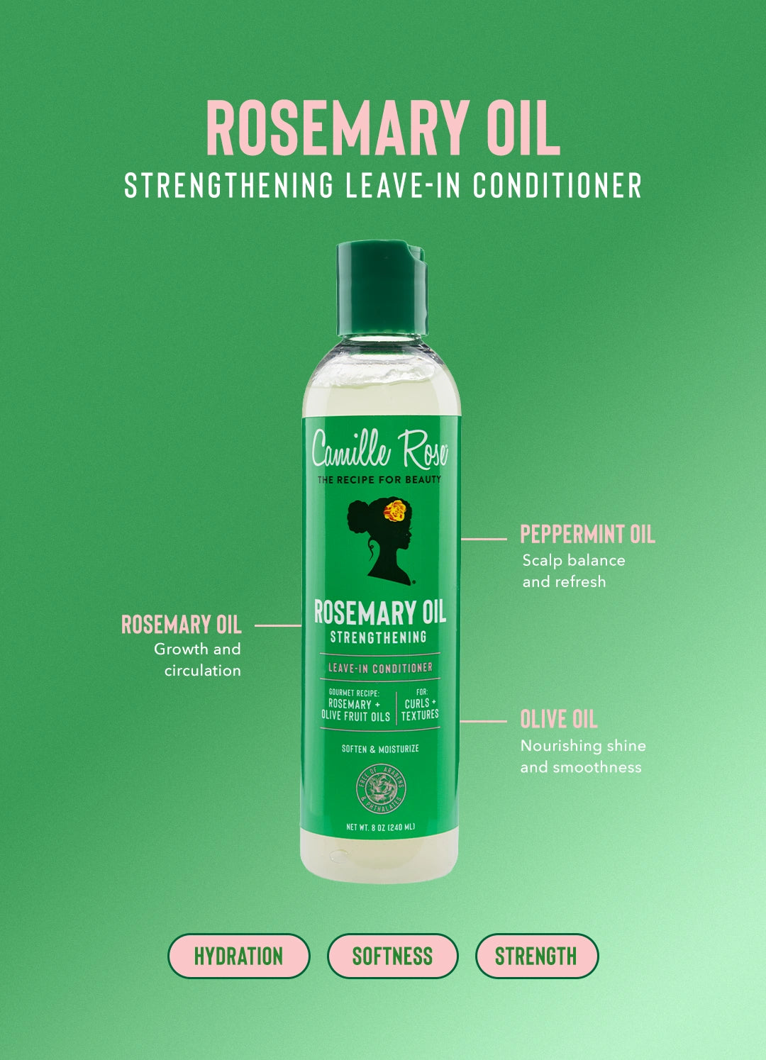 Rosemary Oil Strengthening Leave-In Conditioner