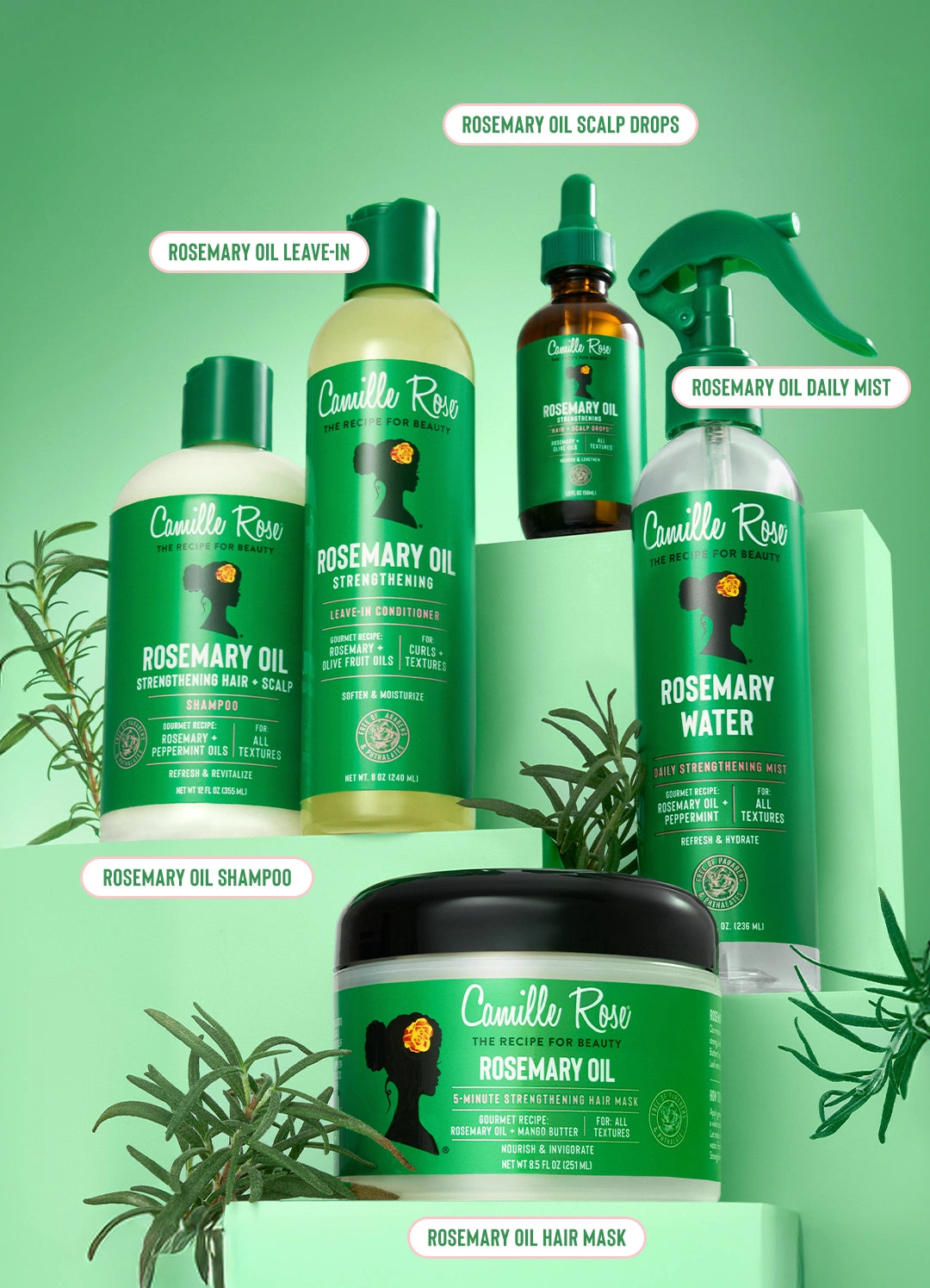 Rosemary Oil 5-Minute Strengthening Hair Mask
