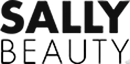 Sally Beauty logo in black on a white background