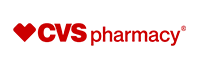 Red CVS Pharmacy logo in red 