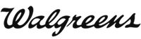 Walgreens logo in black text on a white background