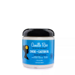 Jar of Camille Rose Chebe + Castor Oil on a white background