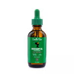 Bottle of Camille Rose Naturals Rosemary Oil on a white background