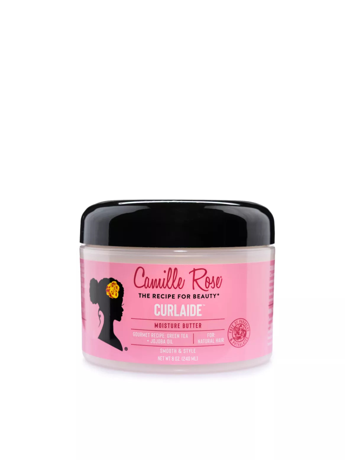 Jar of Camille Rose Curlaire Moisture Butter on a white background